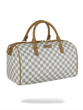 Sprayground Graff Embossed Cream Mini Duffle (Rare)